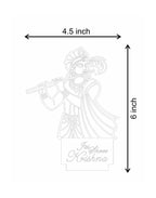 Divine Shri Krishna Acrylic LED Lamp - Warm White