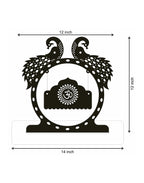 Divine Radha Krishna Swing – Premium Acrylic Decor