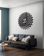 Minimalist Om Symbol Silhouette - Modern Spiritual Acrylic Wall Art