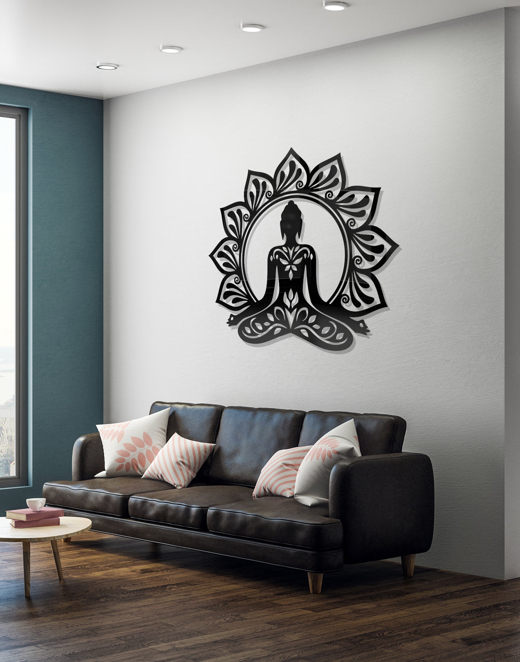 Serene Buddha Silhouette – Premium Acrylic Wall Art