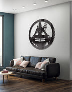 Lord Shiva Modern Silhouette – Premium Acrylic Wall Art