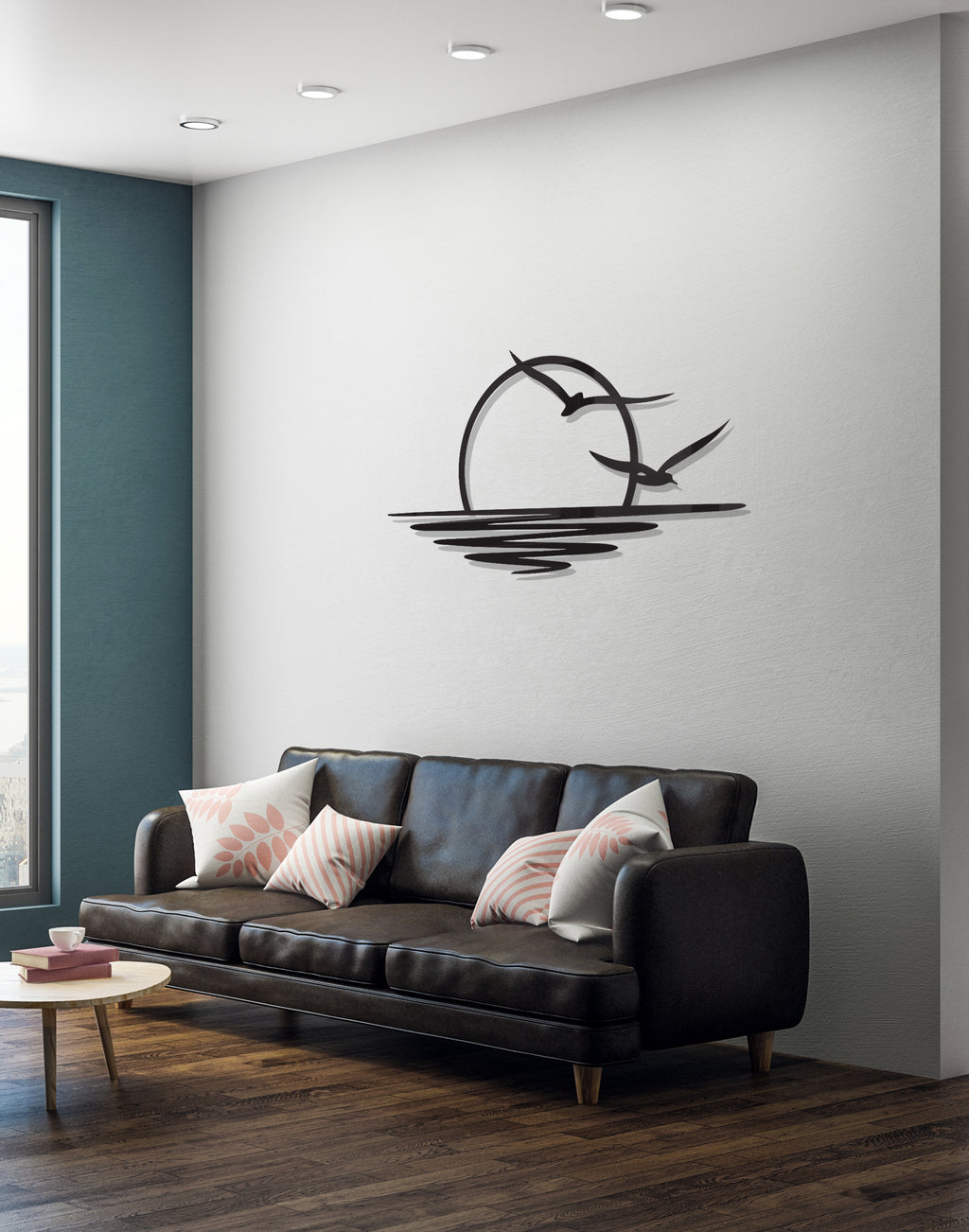 Sunrise with Birds silhouette – Premium Acrylic Wall Art