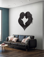Romantic Couple Silhouette – Premium Acrylic Wall Art