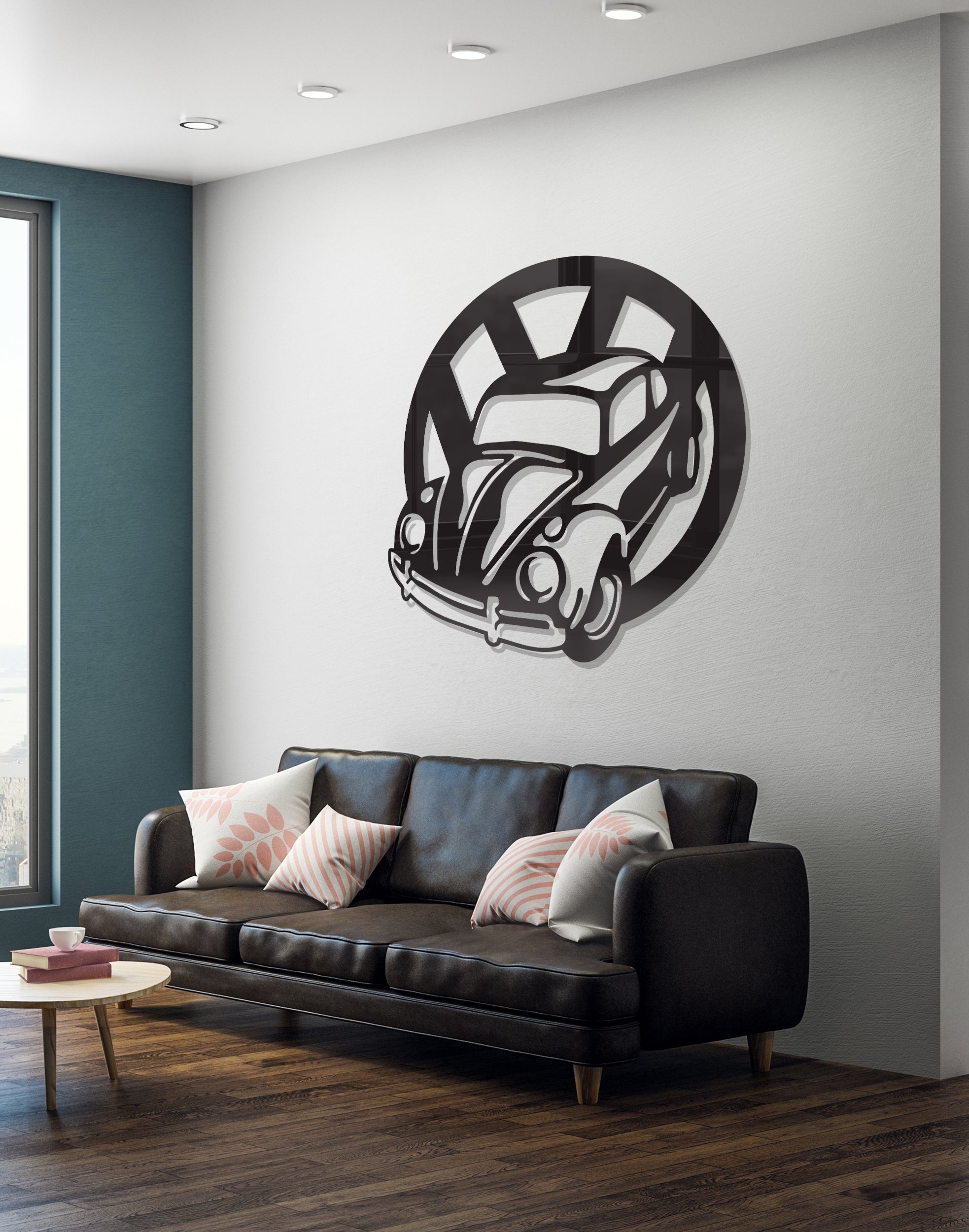 Modern Car silhouette – Premium Acrylic Wall Art