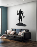 Lord Shiv Modern Silhouette – Premium Acrylic Wall Art