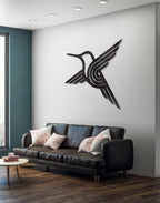 Origami Black Birds silhouette – Premium Acrylic Wall Art