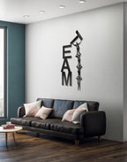Team Work silhouette – Premium Acrylic Wall Art