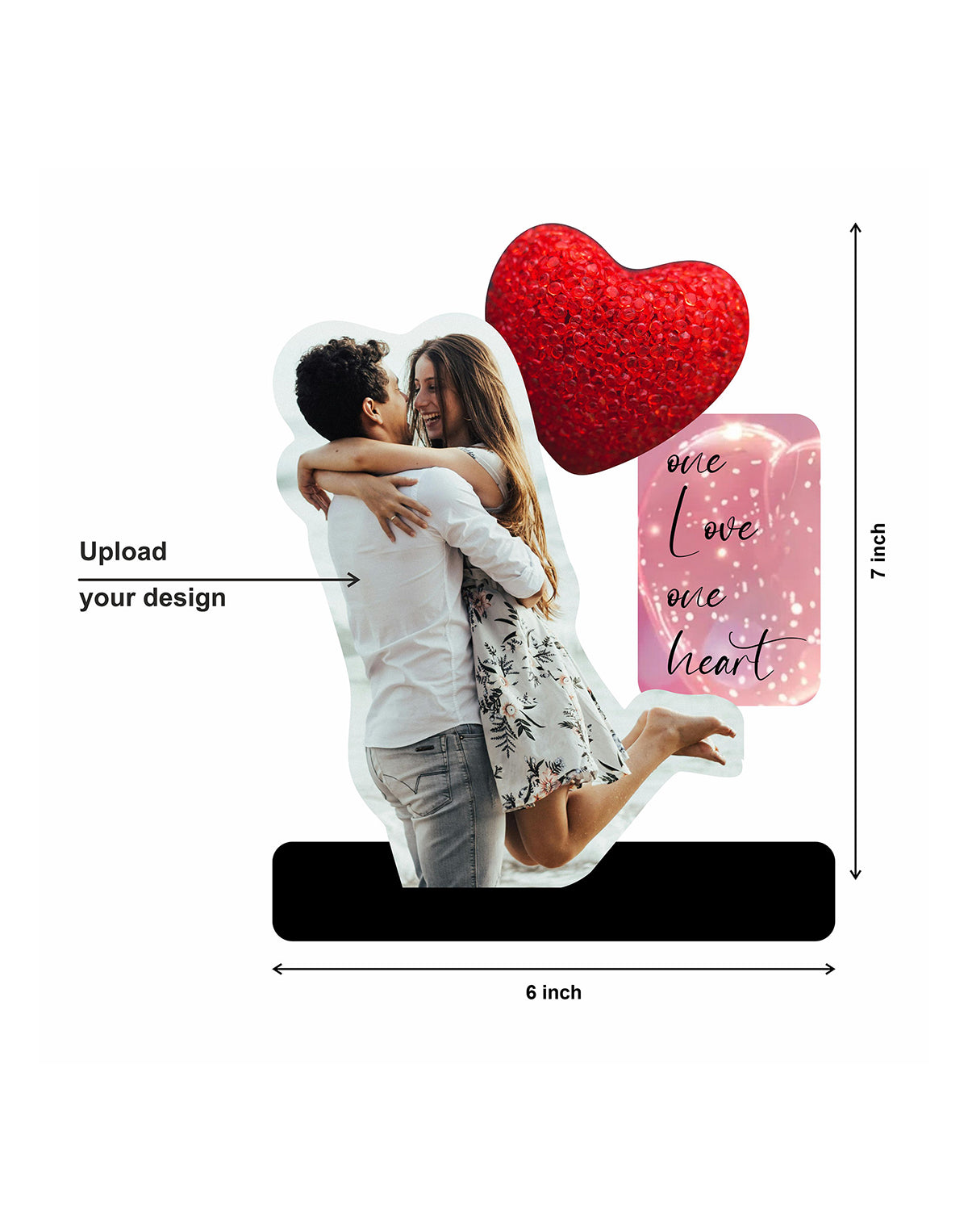 Personalised Couple Photo Cutout – Celebrate Love in Style