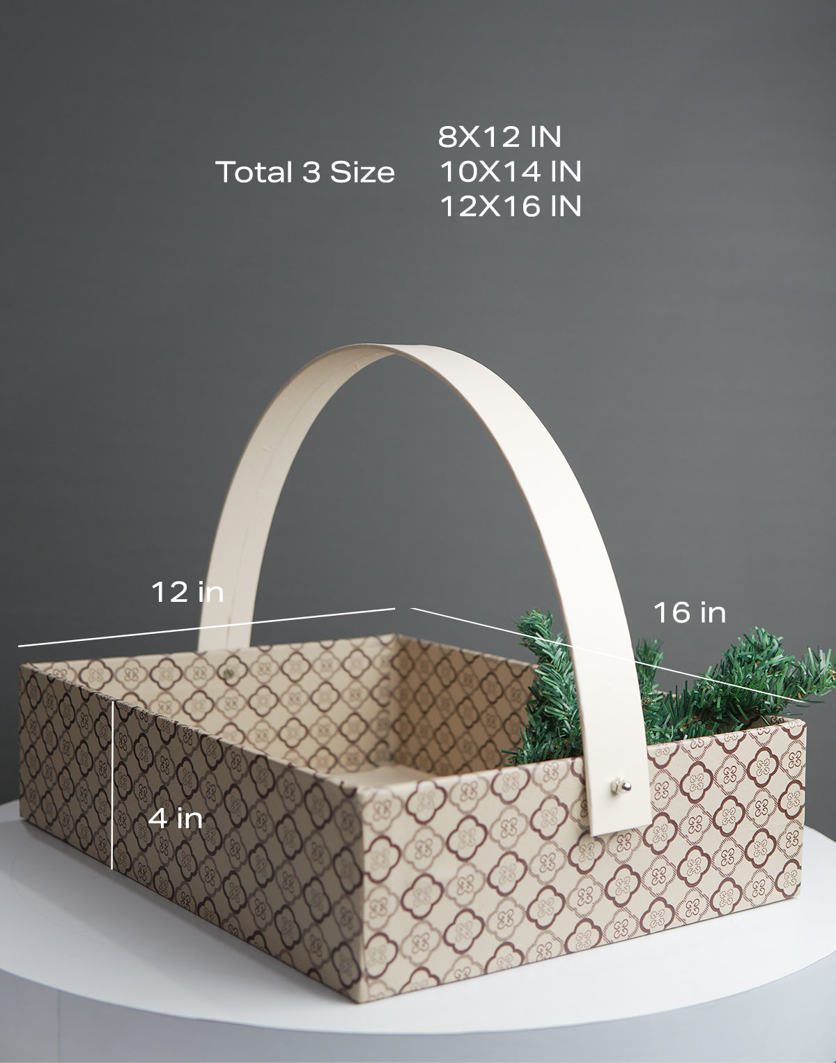 MDF Gift Basket – Premium Patterned Design