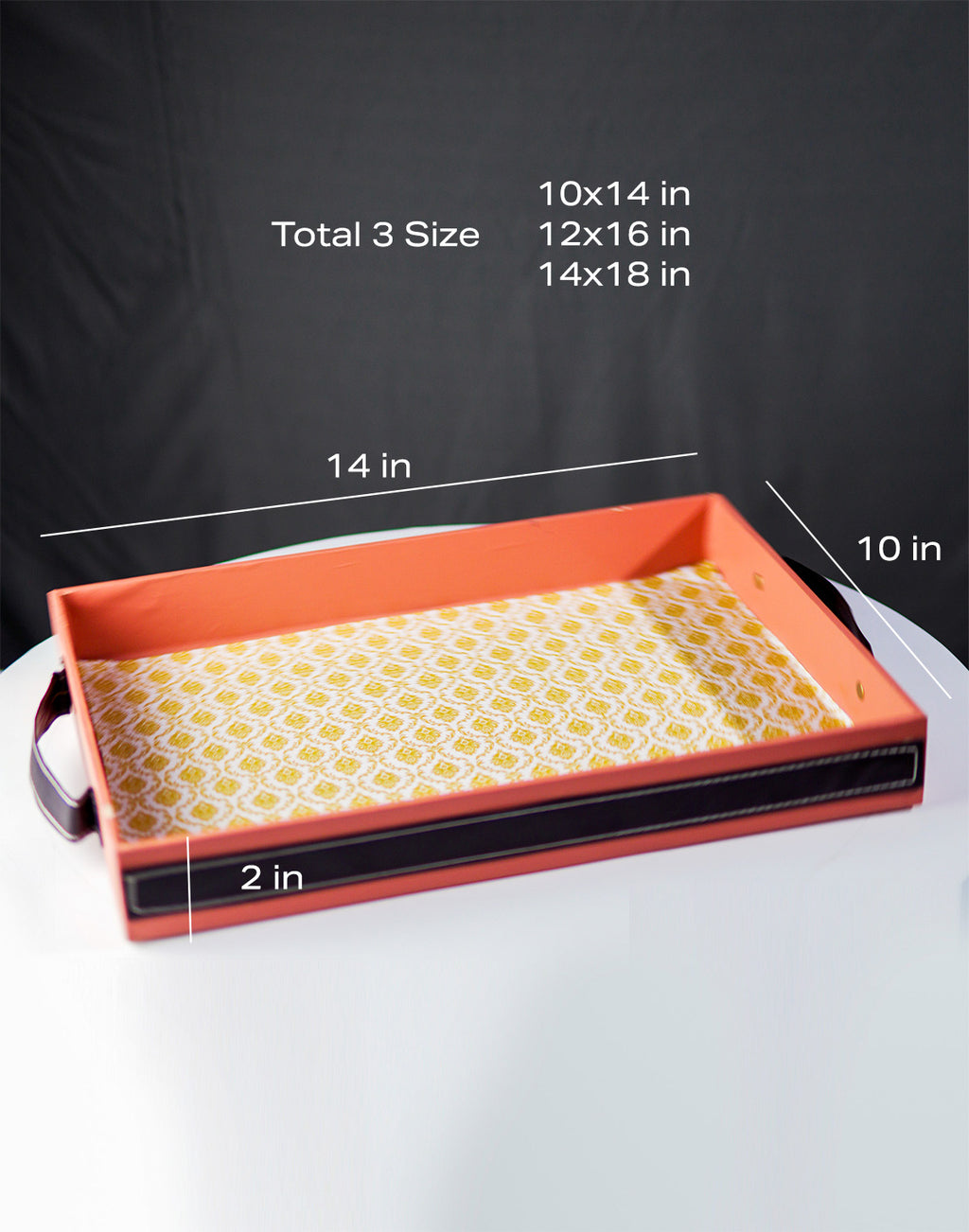 Premium MDF Tray – Elegant Wooden Serving Tray
