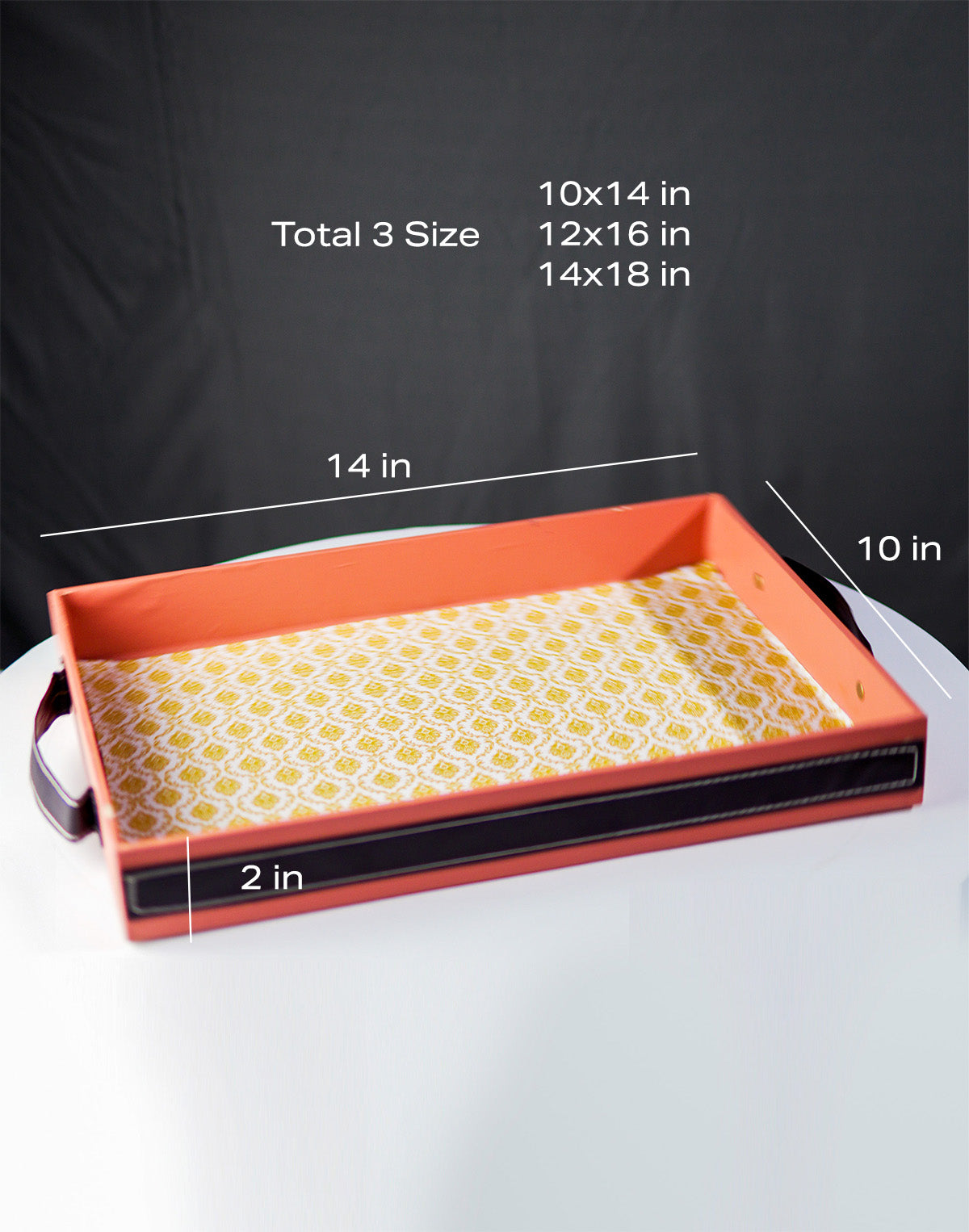 Premium MDF Tray – Elegant Wooden Serving Tray
