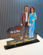 Personalized Couple Acrylic Photo Standee | Anniversary Special