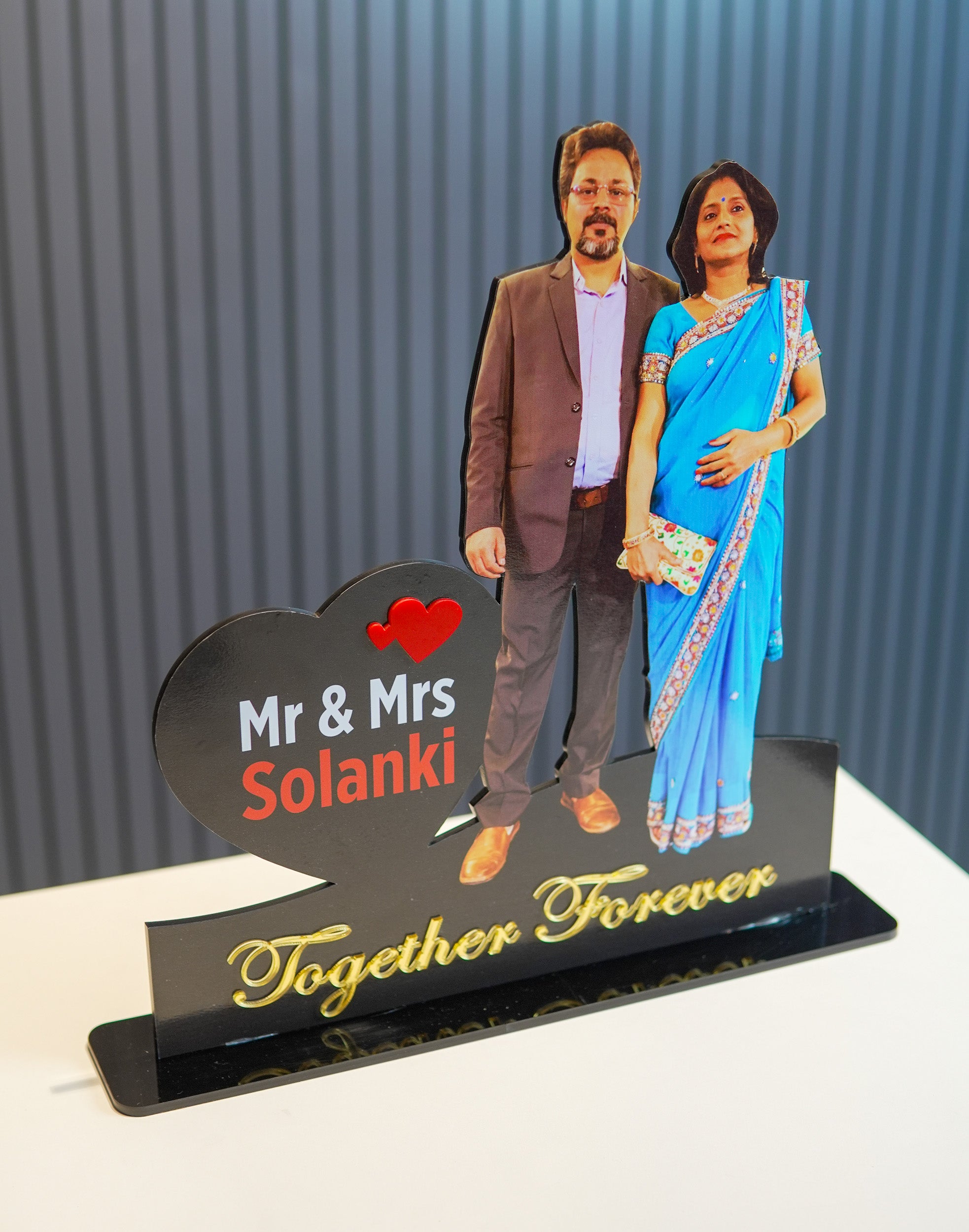 Personalized Couple Acrylic Photo Standee | Anniversary Special