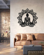 Serene Buddha Silhouette – Premium Acrylic Wall Art