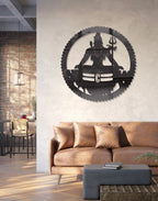 Lord Shiva Modern Silhouette – Premium Acrylic Wall Art