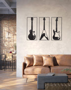 Musical Guitar Silhouette – Premium Acrylic Wall Art