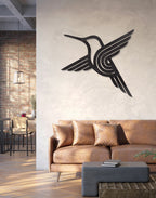 Origami Black Birds silhouette – Premium Acrylic Wall Art