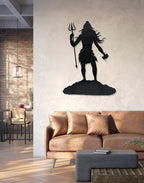 Lord Shiv Modern Silhouette – Premium Acrylic Wall Art