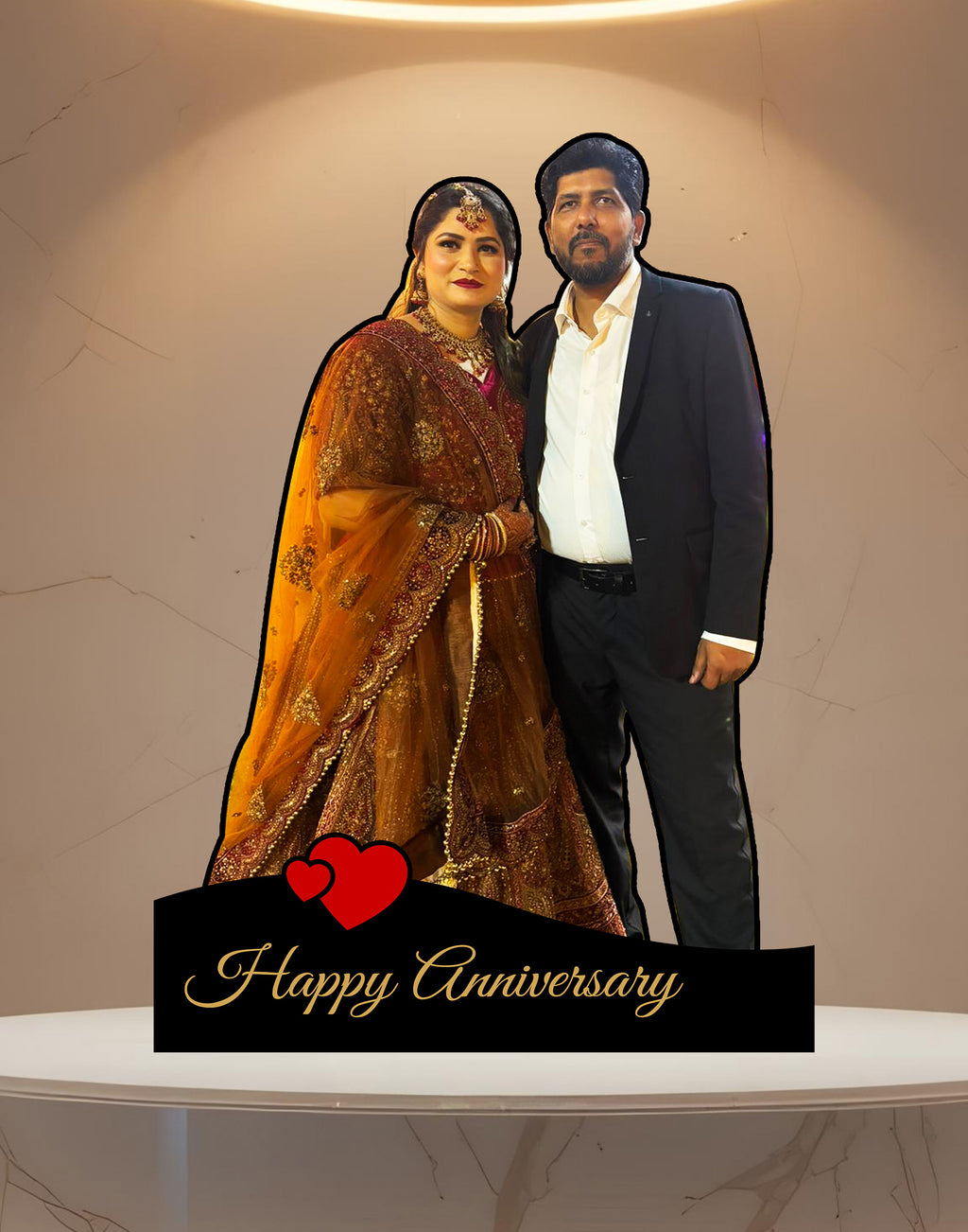 Personalized Couple Acrylic Photo Standee | Anniversary Special
