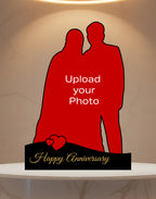 Personalized Couple Acrylic Photo Standee | Anniversary Special