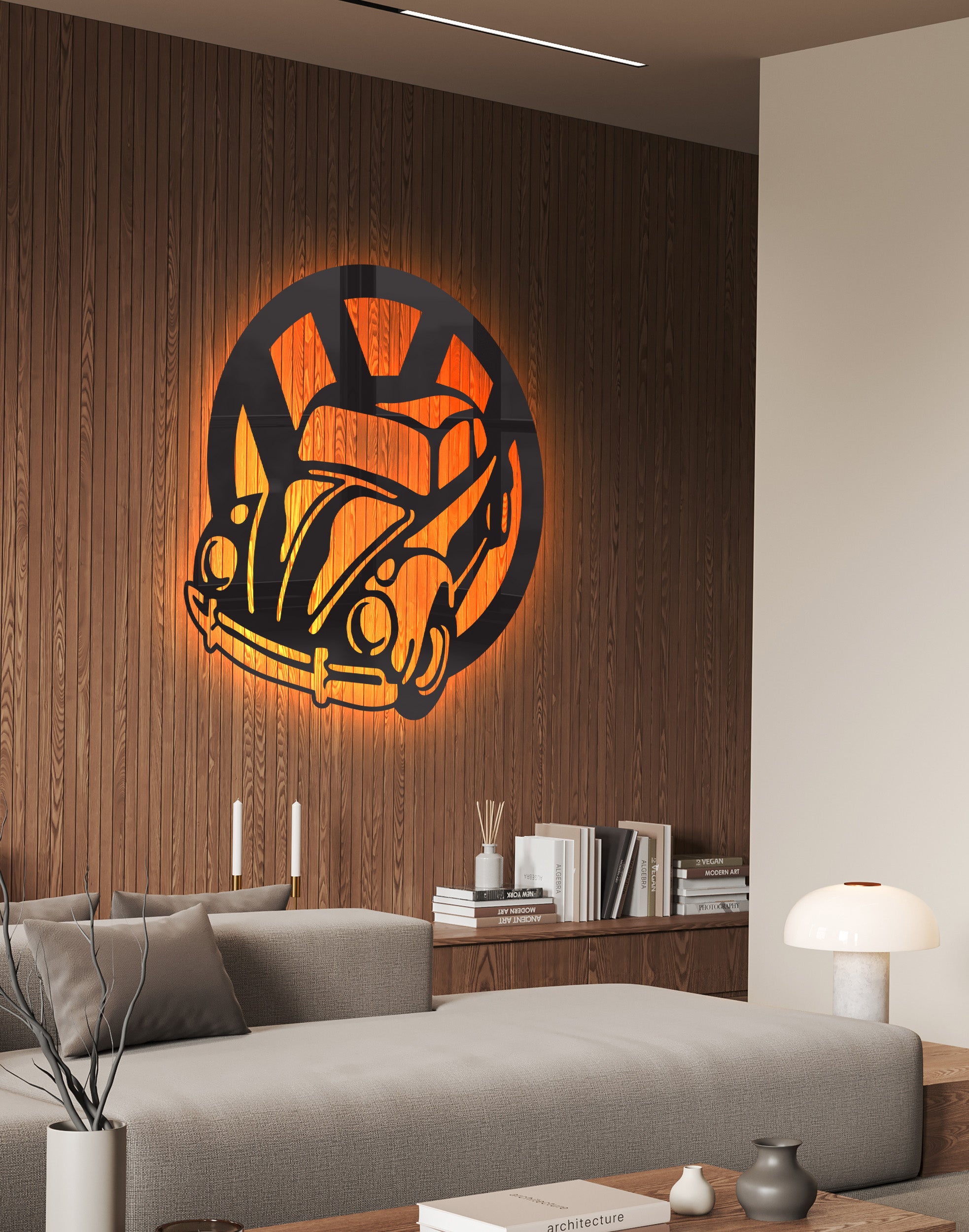 Modern Car silhouette – Premium Acrylic Wall Art