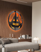 Lord Shiva Modern Silhouette – Premium Acrylic Wall Art