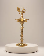 Brass Peacock Traditional Diya for Diwali