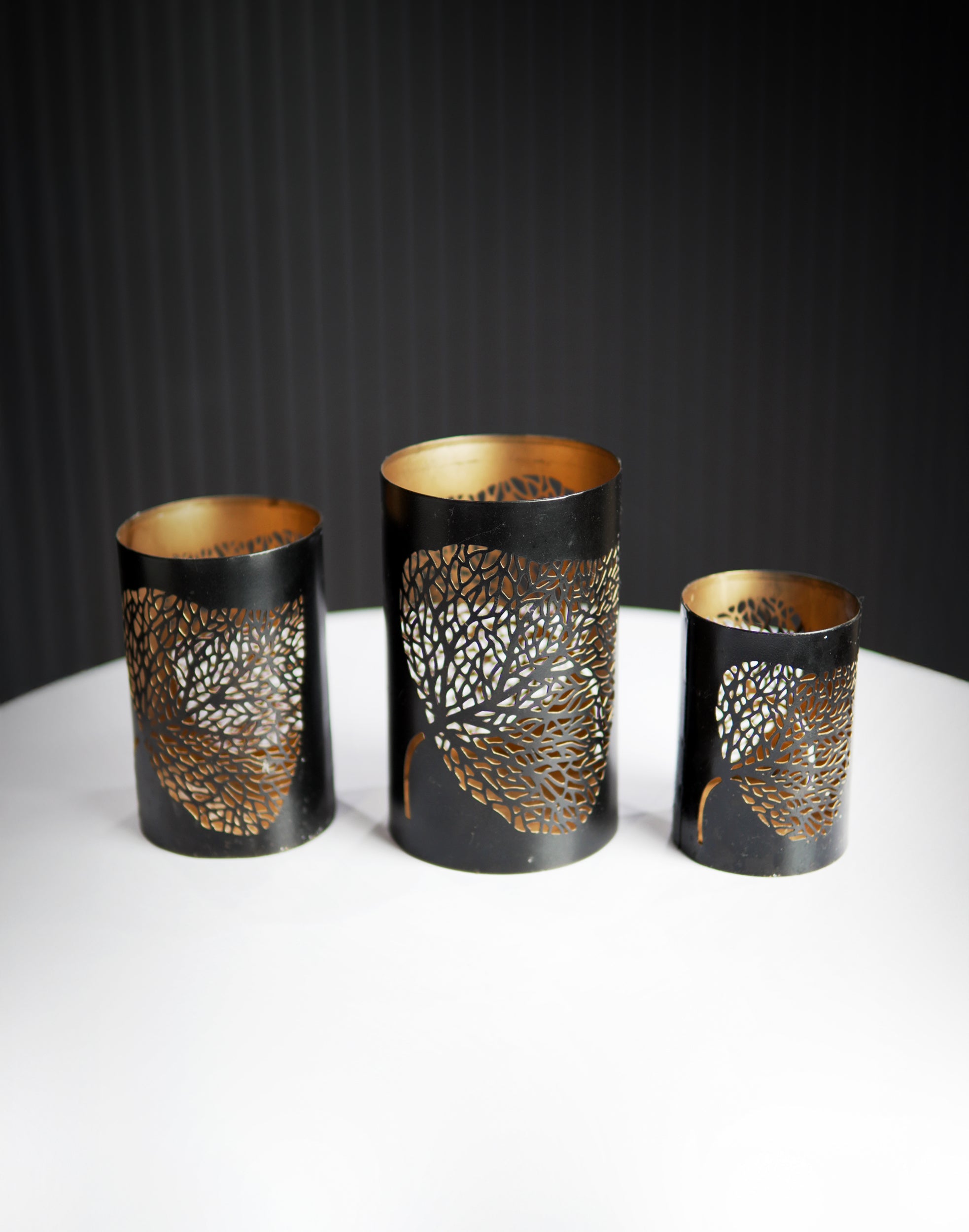 Set of 3 Premium Candle Holders
