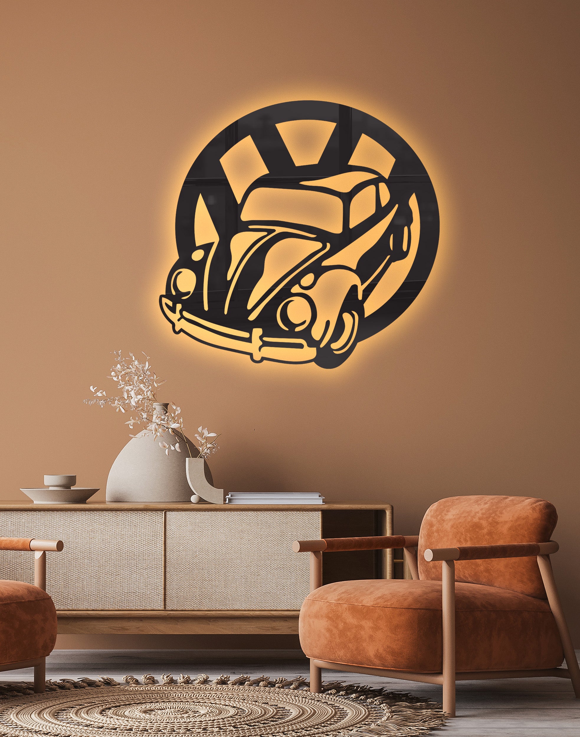 Modern Car silhouette – Premium Acrylic Wall Art