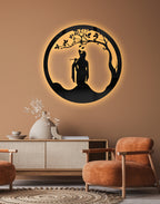 Ethereal Krishna Flute Art – Luxury Acrylic Wall Art