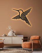 Origami Black Birds silhouette – Premium Acrylic Wall Art