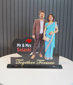 Personalized Couple Acrylic Photo Standee | Anniversary Special