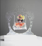 Premium Acrylic Radha Krishna Jhula – Ideal for Home Temple & Living Room