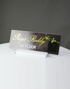 Marble Finish Acrylic Nameplate – Luxury Meets Personalization