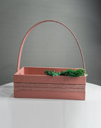 MDF Basket Gift Hamper – Elegant Baby Pink